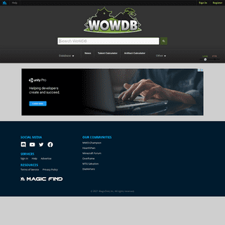 WoWDB - World of Warcraft Database