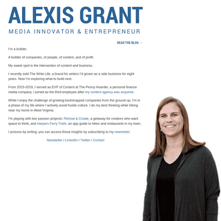 A complete backup of https://alexisgrant.com