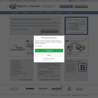 A complete backup of https://beamyourscreen.com