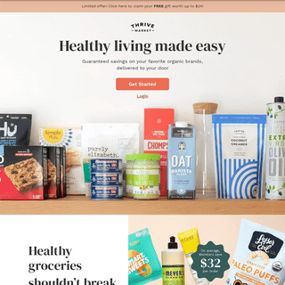 Thrive Market - Healthy living made easy