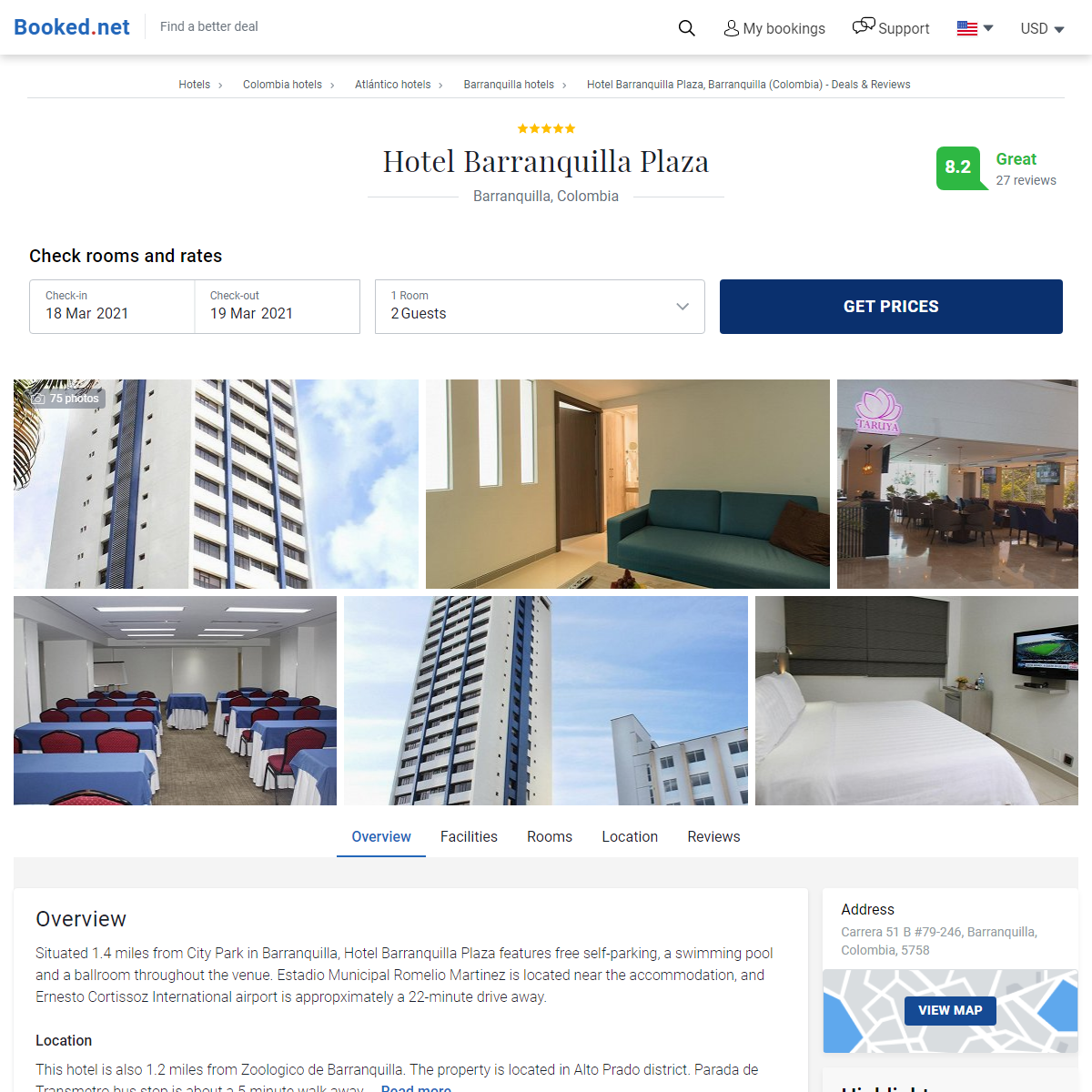 A complete backup of https://plaza-hotel-barranquilla.booked.net/