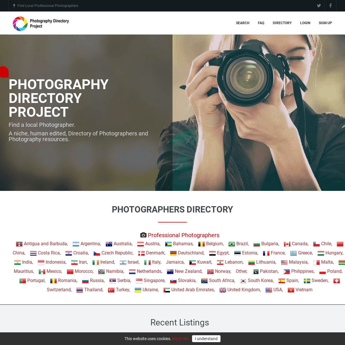 Photography Directory Project
