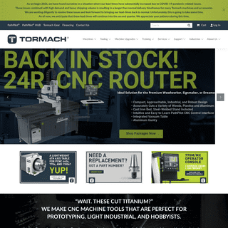 Tormach â€“ Affordable CNC Machines, Tooling, & Accessories - Tormach