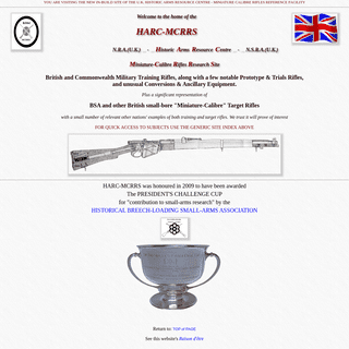 Rifleman UK Miniature Calibre Rifles Reference Site Home and Welcome page