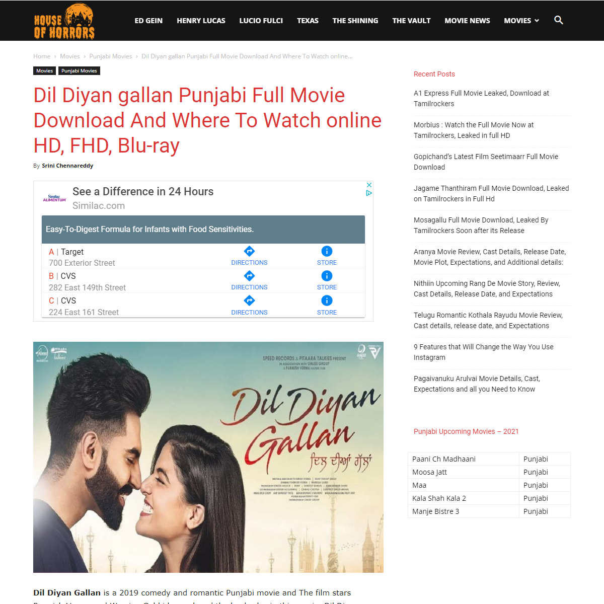 Dil Diyan gallan Full Movie Download online HD, FHD, Blu-ray