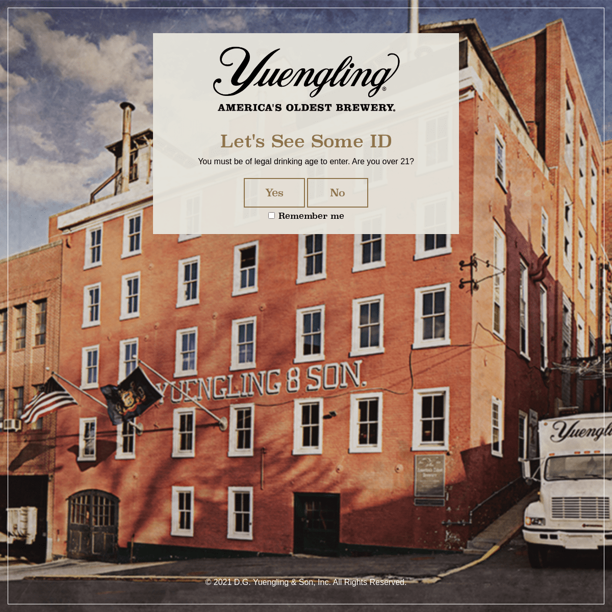 A complete backup of https://yuengling.com