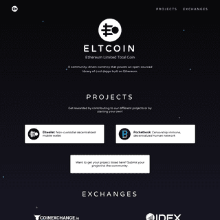 A complete backup of https://eltcoin.tech