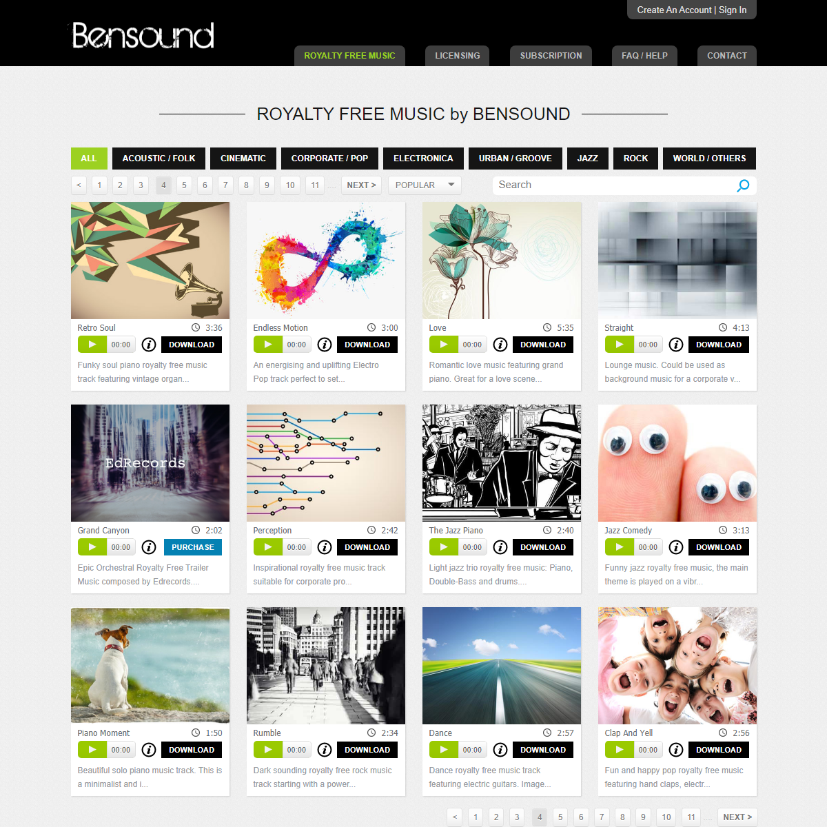 Royalty Free Music by Bensound - Stock Music