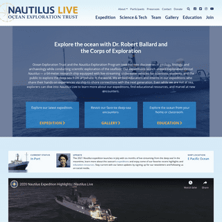 A complete backup of https://nautiluslive.org