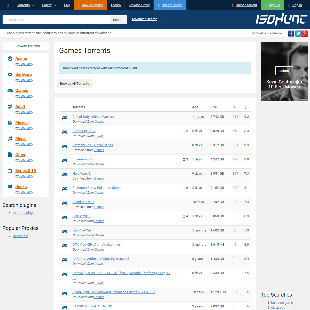 isoHunt - BitTorrent & P2P torrent search engine
