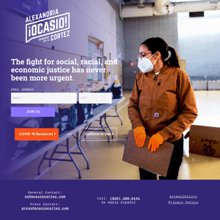 Alexandria Ocasio-Cortez - Official Campaign Website