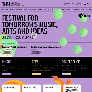 Festival for Tomorrowâ€™s Music, Arts and Ideas â€” TMW