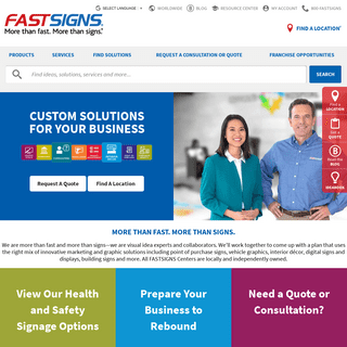 Signs, Banners and Graphics - Custom Signs - FASTSIGNS