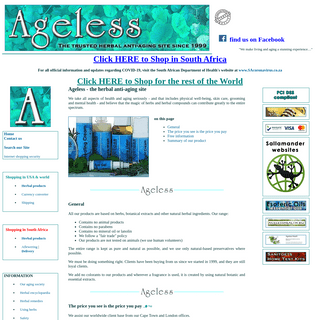 Ageless the anti-aging herbal site.
