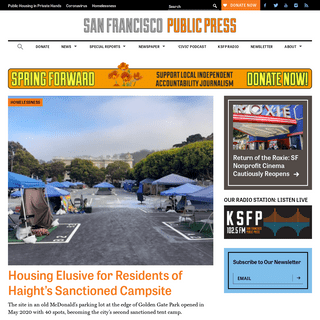 San Francisco Public Press - Independent, Nonprofit, in-depth Local News.