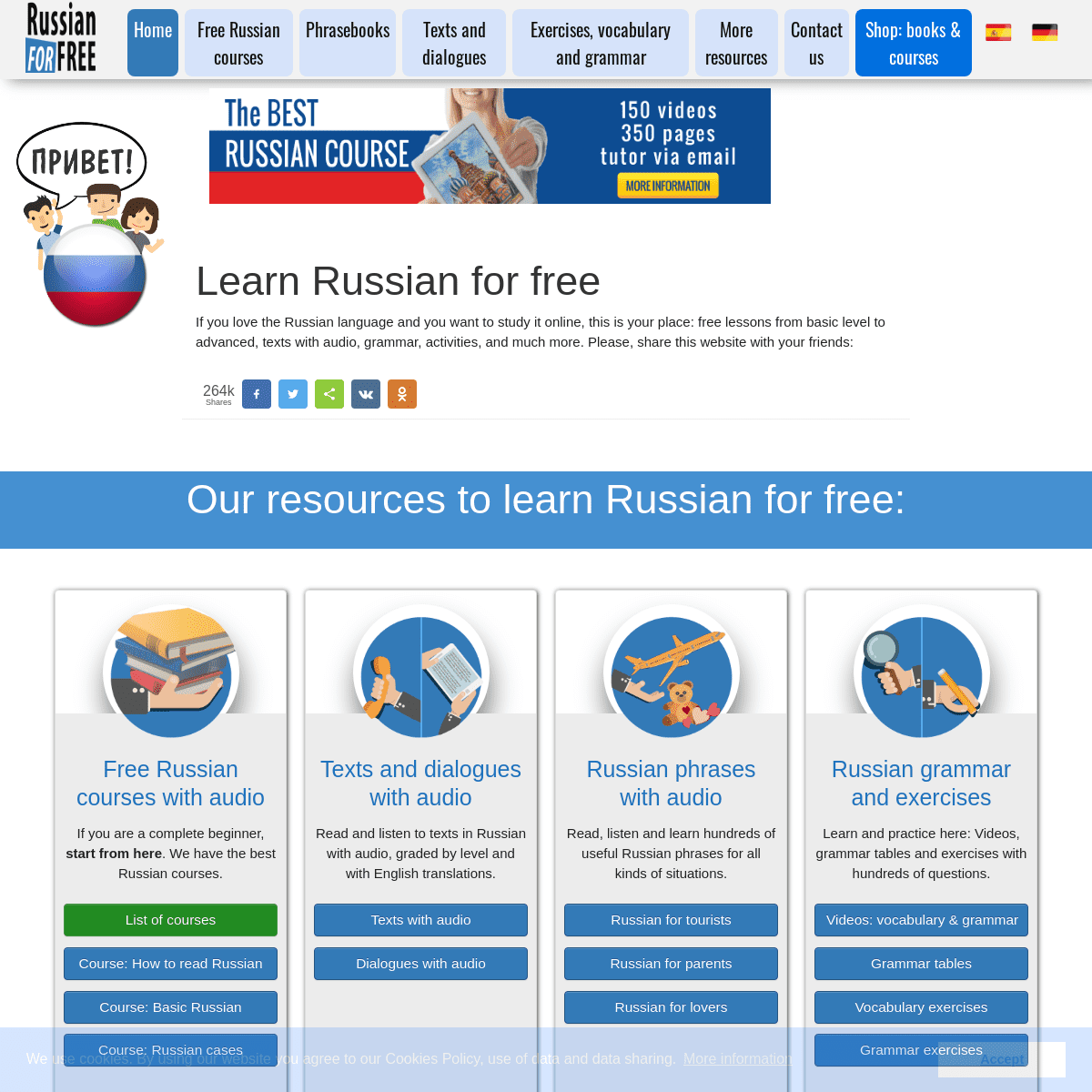 A complete backup of https://russianforfree.com