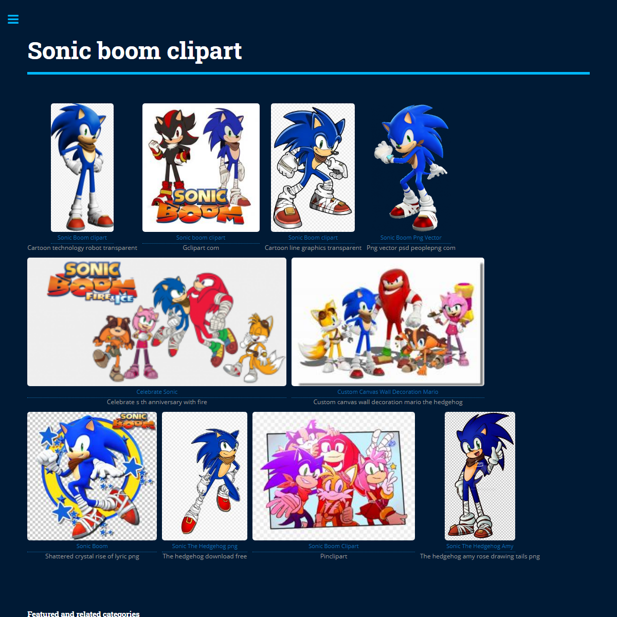 A complete backup of https://clipartart.com/categories/sonic-boom-clipart.html