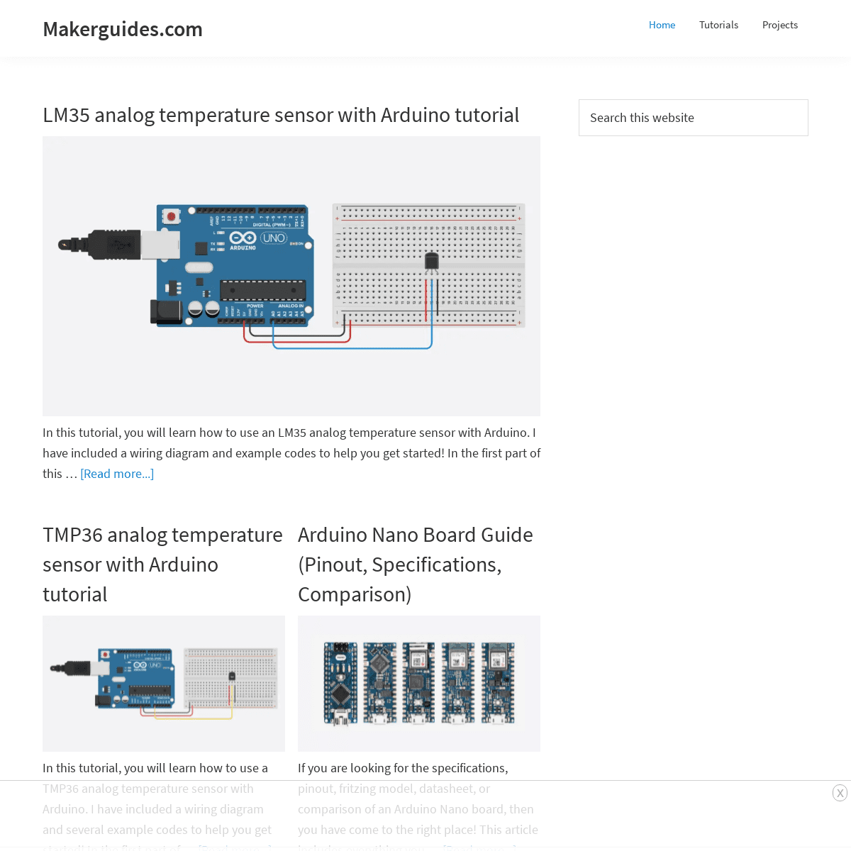 A complete backup of https://makerguides.com