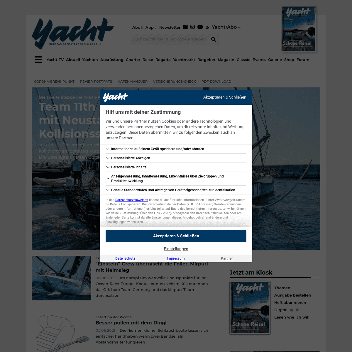 A complete backup of https://yacht.de
