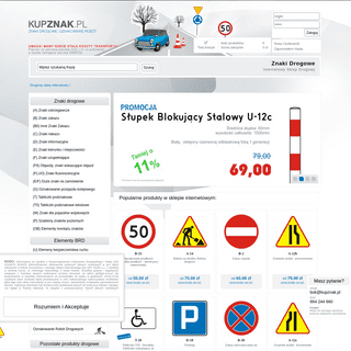 ZNAKI DROGOWE - Kupznak.pl - Drogowy Sklep Internetowy - ZnakÃ³w drogowych - Znak drogowy