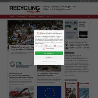 A complete backup of https://recyclingmagazin.de