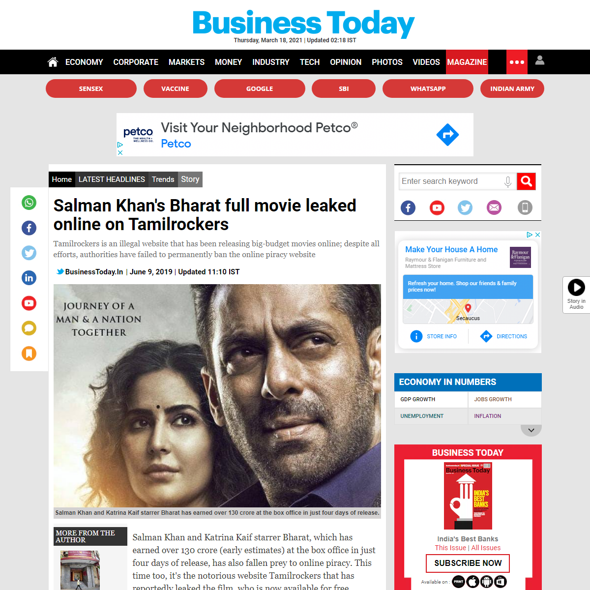 A complete backup of https://www.businesstoday.in/latest/trends/bharat-full-movie-leaked-online-free-download-tamilrockers-salma