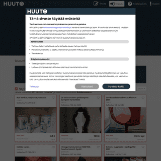 A complete backup of https://huuto.net