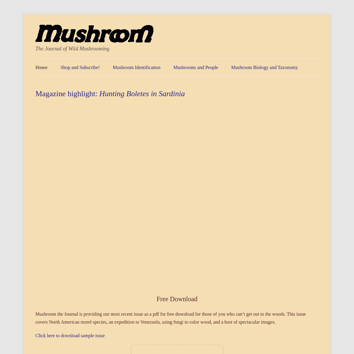 A complete backup of https://mushroomthejournal.com