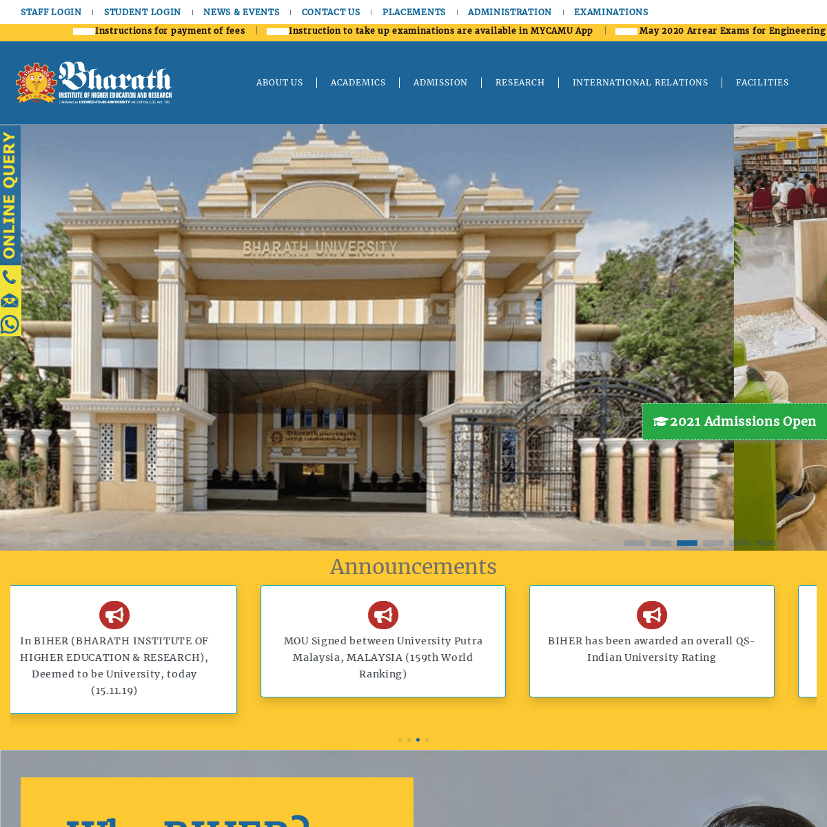 A complete backup of https://bharathuniv.ac.in