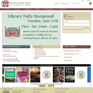 Brewster Ladies` Library â€“ Your community library