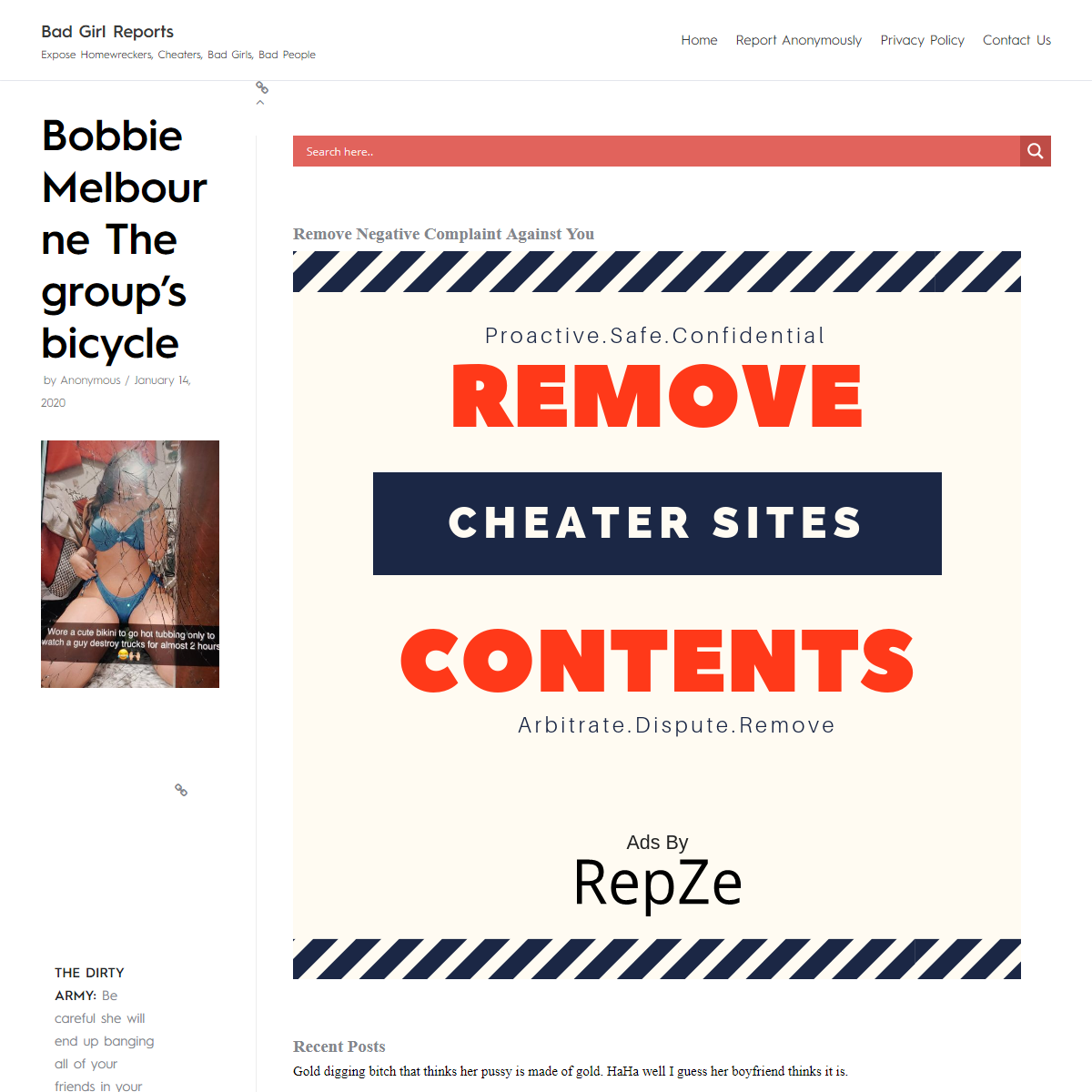 A complete backup of https://www.badgirlreports.date/bobbie-melbourne-the-groups-bicycle/