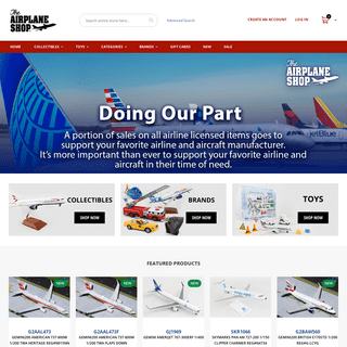 A complete backup of https://airplaneshop.com