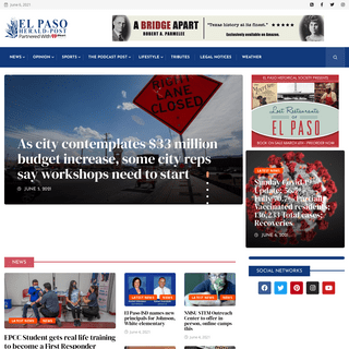 El Paso Herald Post â€“ El Paso News, Opinions, Lifestyle and Sports