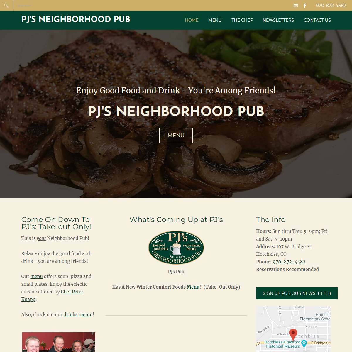 PJ`s Neighborhood Pub - Home