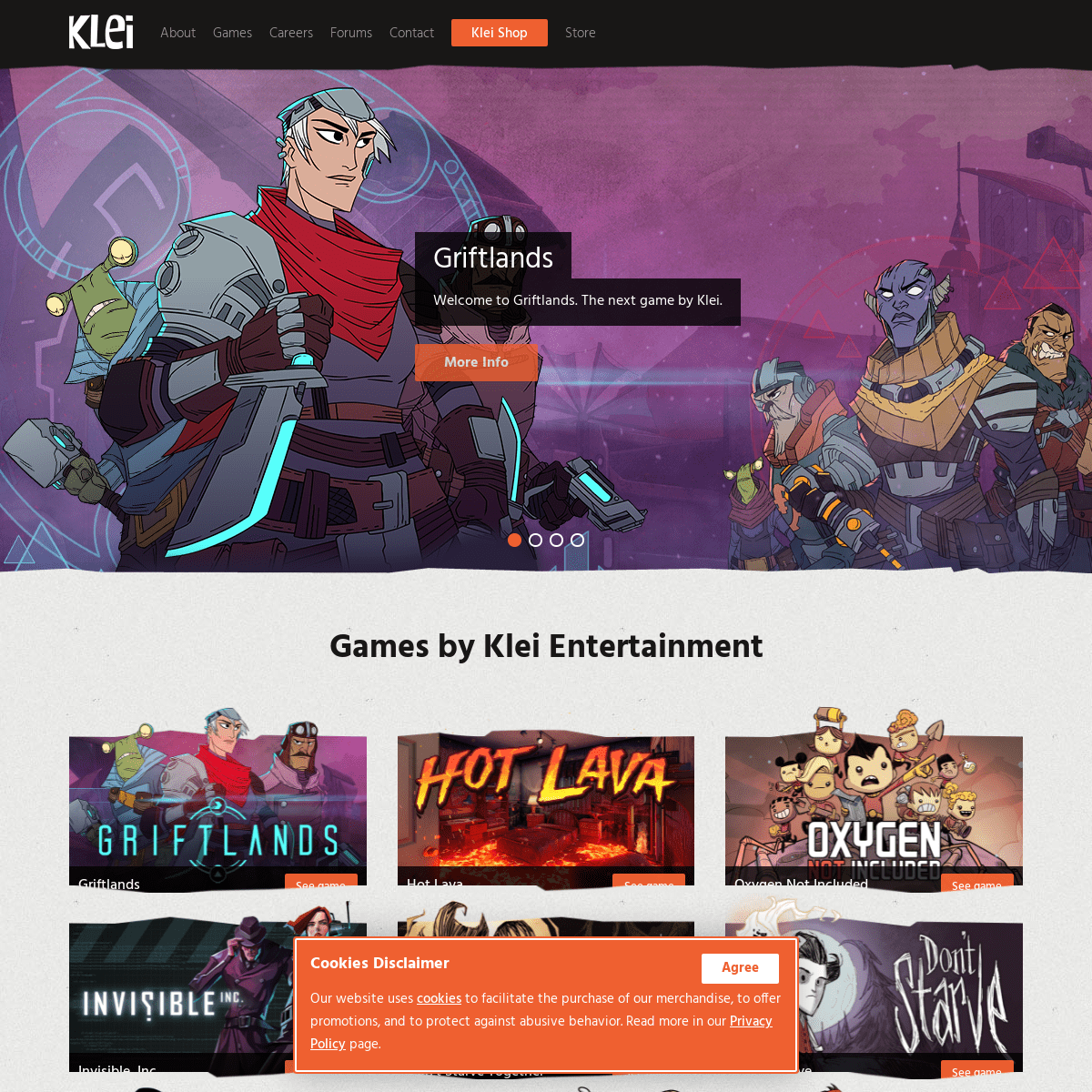 A complete backup of https://kleientertainment.com