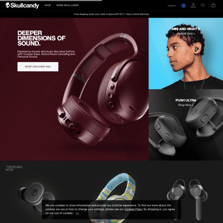 Skullcandy Headphones, True Wireless Earbuds, Speakers & More - Skullcandy.eu