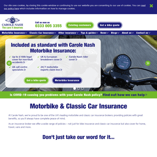 Carole Nash - Motorcycle & Classic Car Insurance Specialists