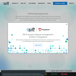 Digital Trust & Safety- Go beyond fraud prevention with Sift