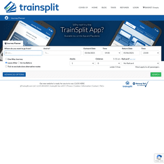 Official Split Tickets With Trainsplit - Etickets - Mobile App