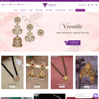 A complete backup of https://vaibhavjewellers.com