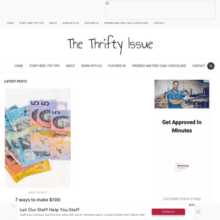 A complete backup of https://thethriftyissue.com.au