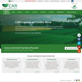 Sicar - Sistema Nacional de Cadastro Ambiental Rural