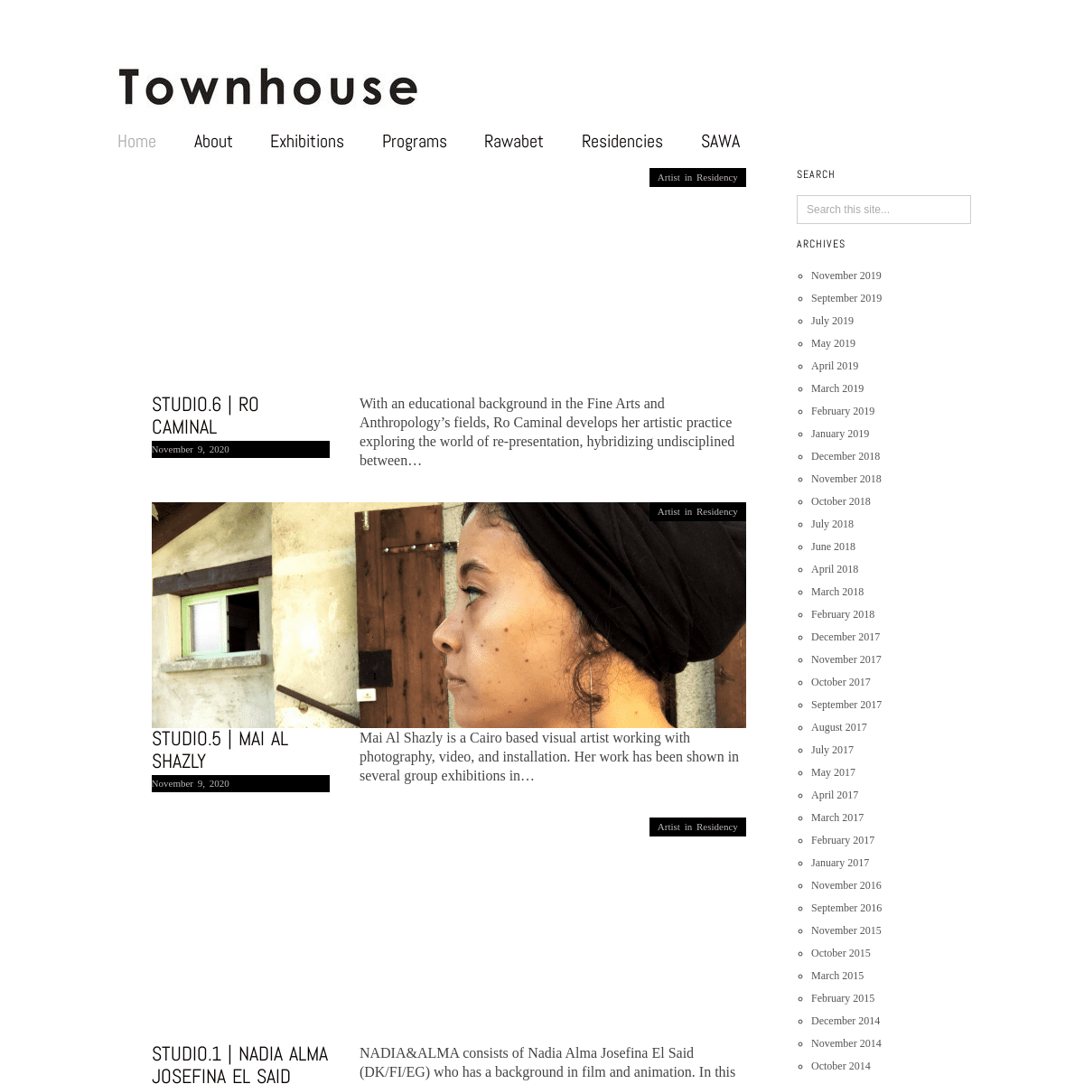 A complete backup of https://thetownhousegallery.com