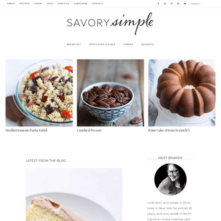 Savory Simple - Be Fearless in the Kitchen!
