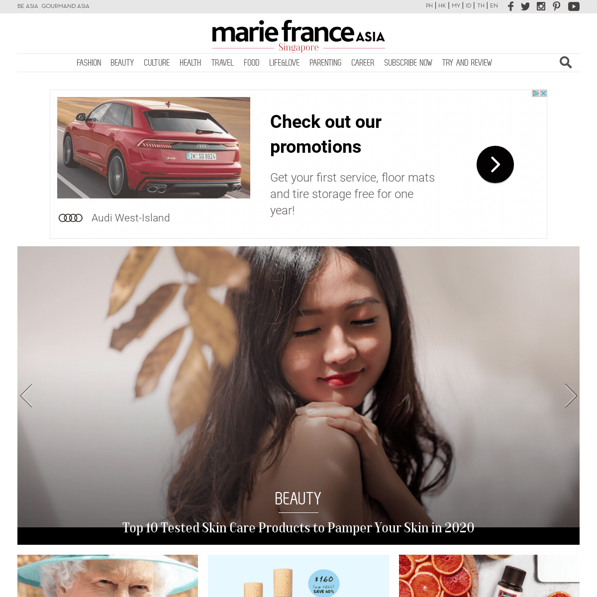 A complete backup of https://mariefranceasia.com