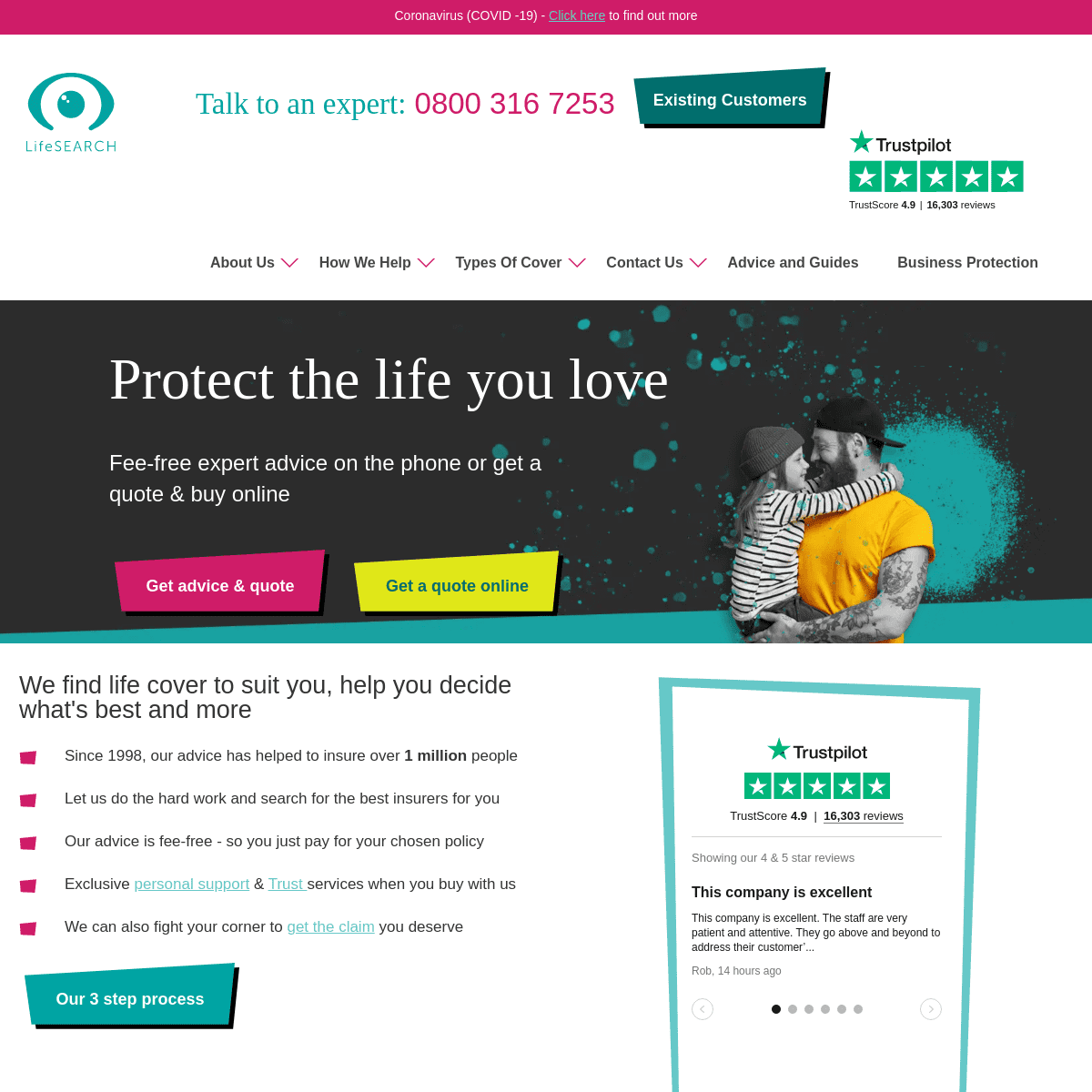 LifeSearch - The UK`s Leading Life Insurance Broker