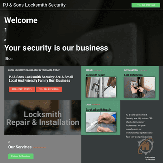 PJ & Sons Locksmith Security