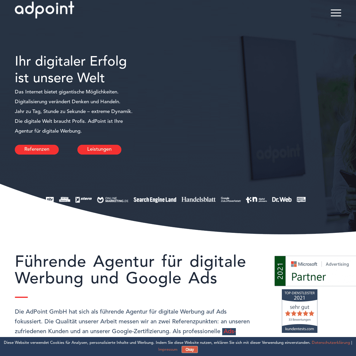 A complete backup of https://adpoint.de
