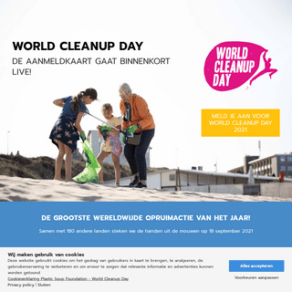 World Cleanup Day Nederland - Plastic Soup Foundation