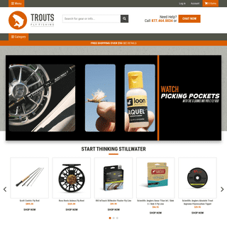 A complete backup of https://troutsflyfishing.com